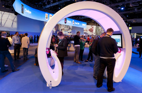 Nokia Headphone Arch at Nokia World 2011