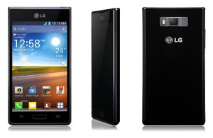LG Optimus L7 ( Front, Side och Back)